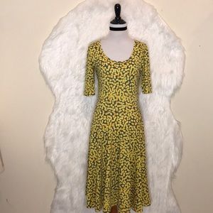 Lularoe Floral Fit & Flare Dress